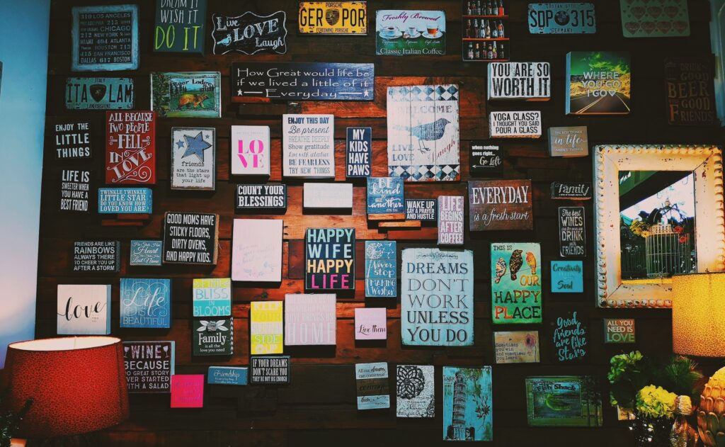 A Mood Board Or Vision Board