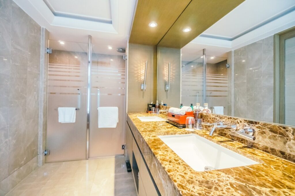 A Well Maintained Bathroom