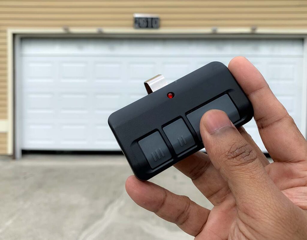 Using A Garage Door Remote To Open A Garage Door