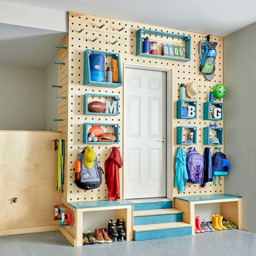 Pegboard Wall Organizer