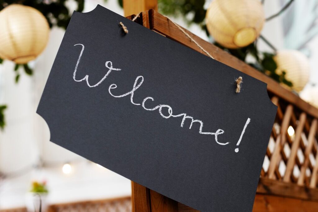 Personalized Welcome Sign