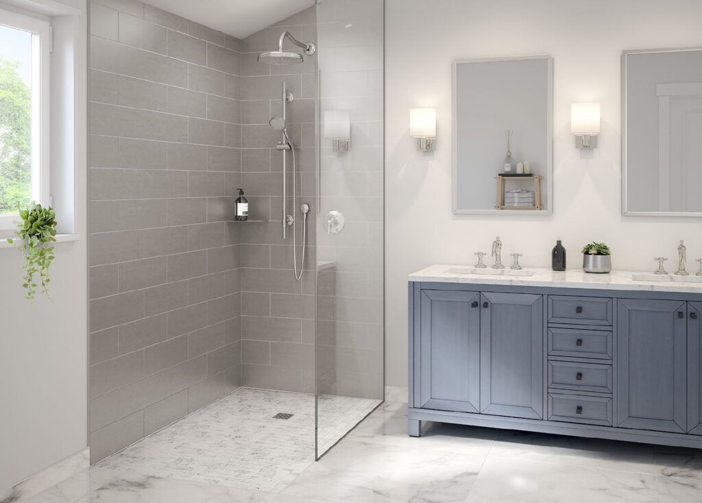 Schluter Showers Curbless Tssg Floral 1536
