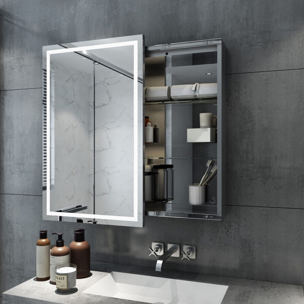 Sliding Bathroom Cabinet