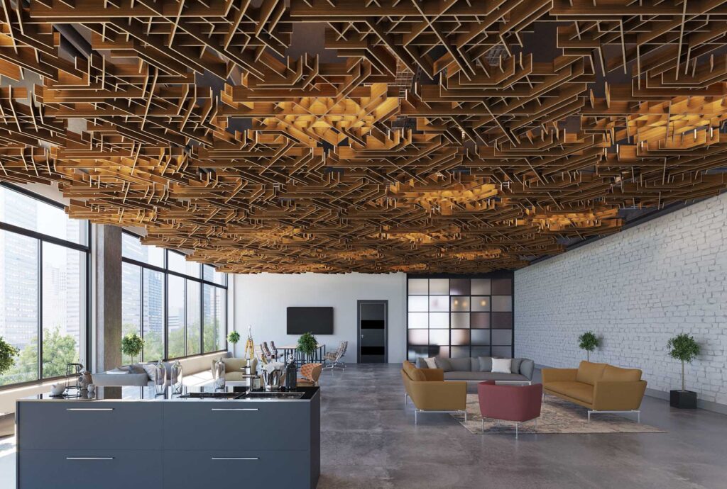 Textured Ceiling Panels