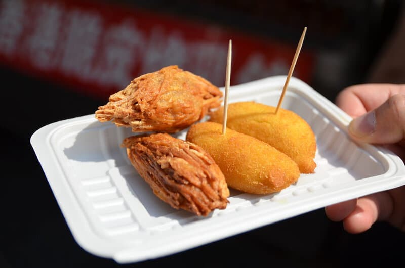 Deep Fried Taro And Deep Fried Ice Cream