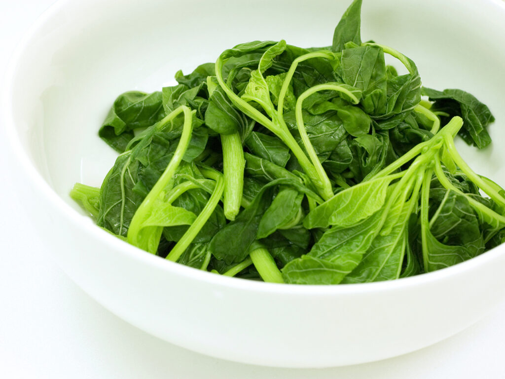 Oil And Salt Free Boiled Amaranth Vegetable