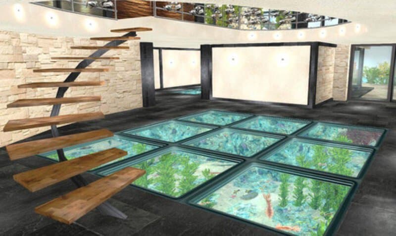 Aquariums In The Floor