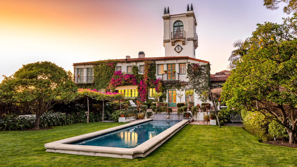 Architecturaldigest On The Market Inside The Iconic 21000 Dollars 000 Castillo Del Lago In The Hollywood Hills