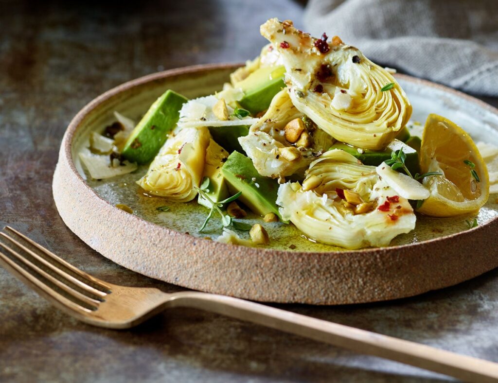 Artichoke Pistachio Salad