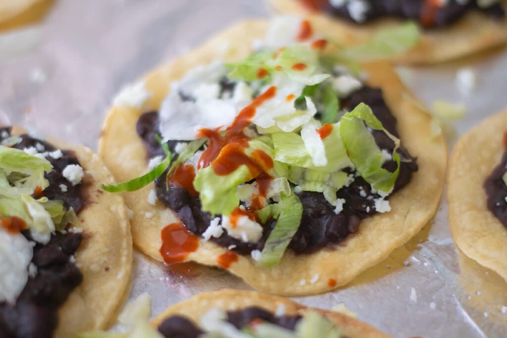 Black Bean Tostadas