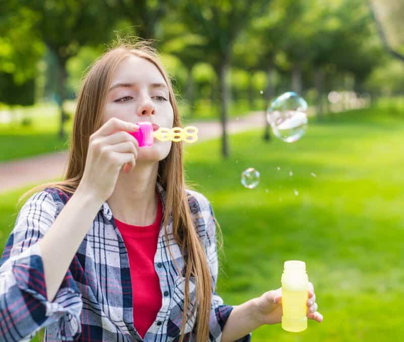 Blow Bubbles Outside