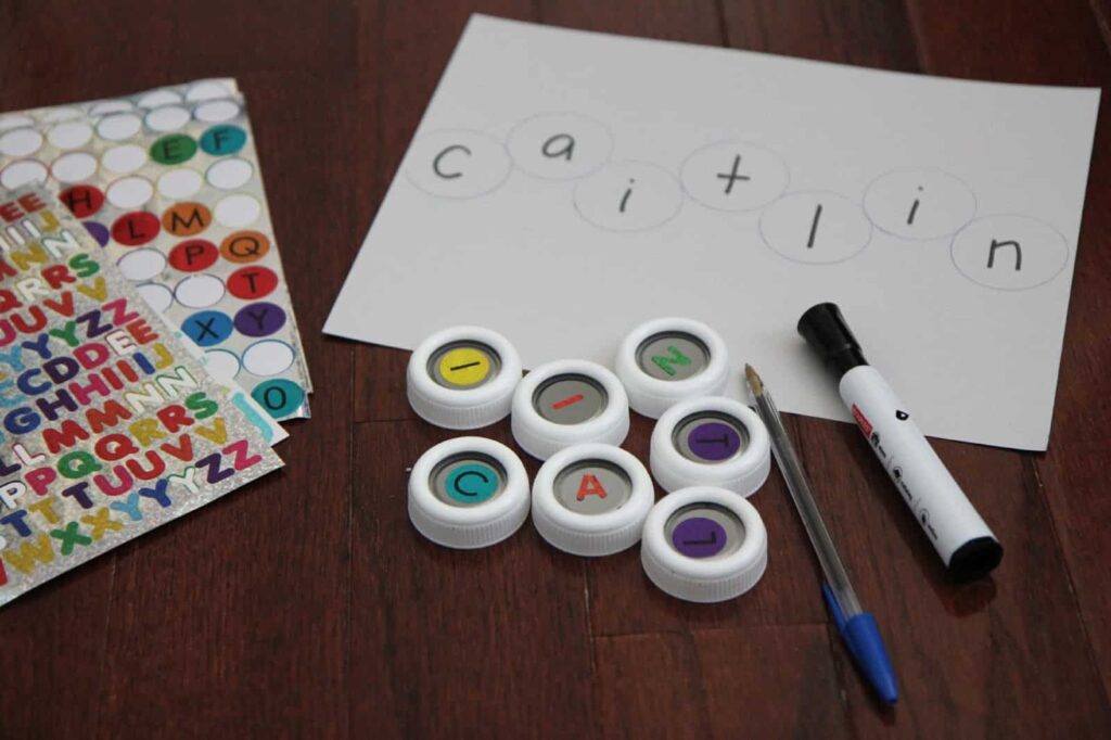 Bottle Cap Memory Game