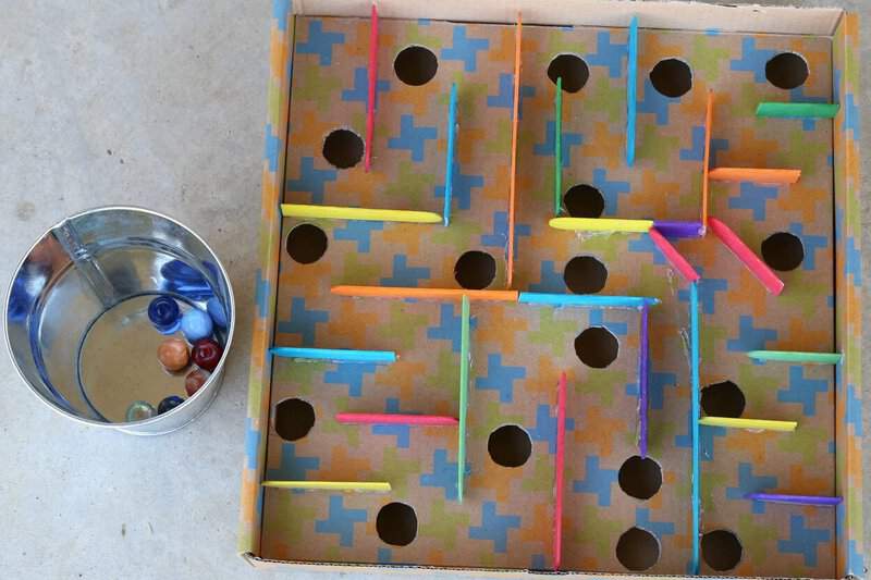 Cardboard Marble Maze