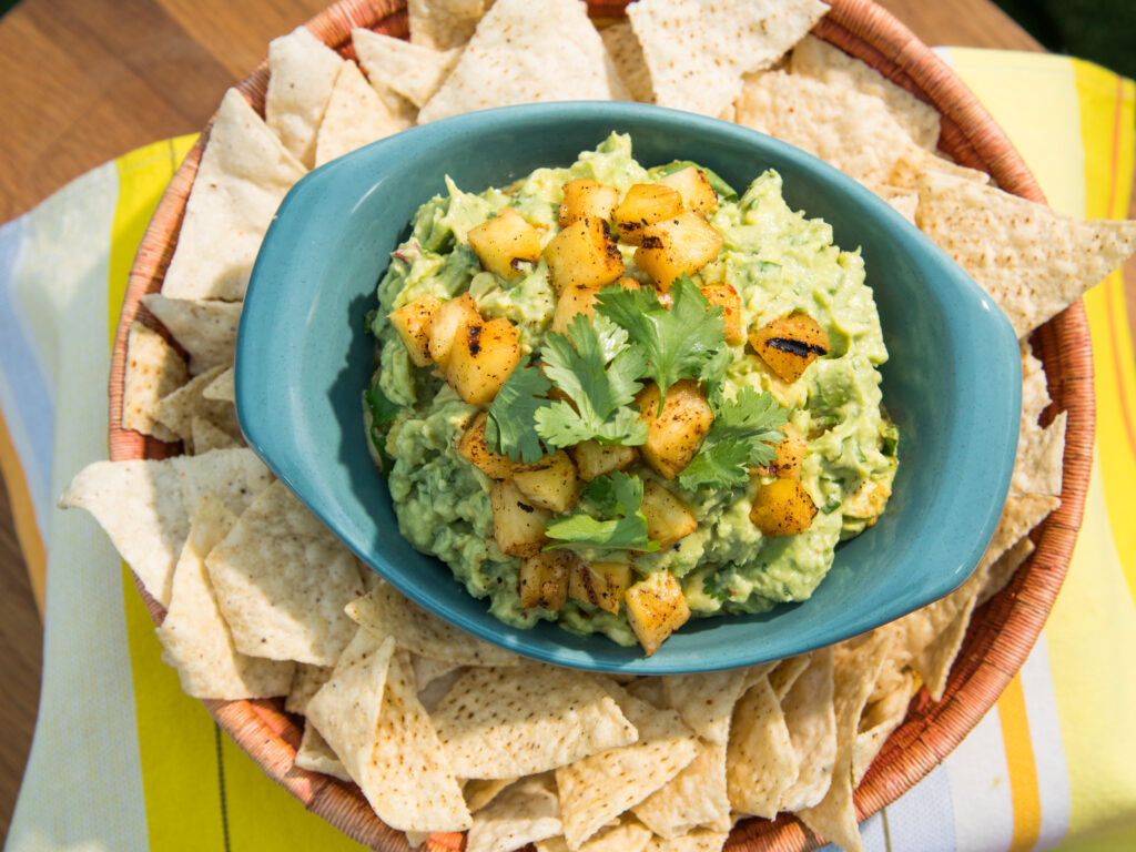 Chips & Guacamole With Pineapple