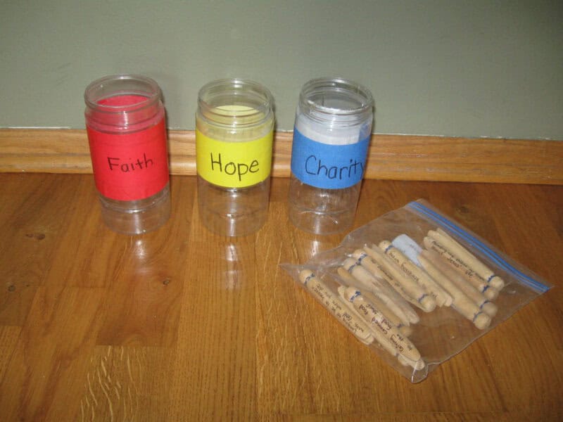 Clothespin Drop Game