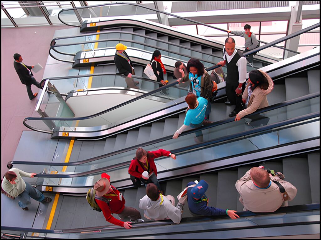 Dontcrowdsomeoneusinganescalator