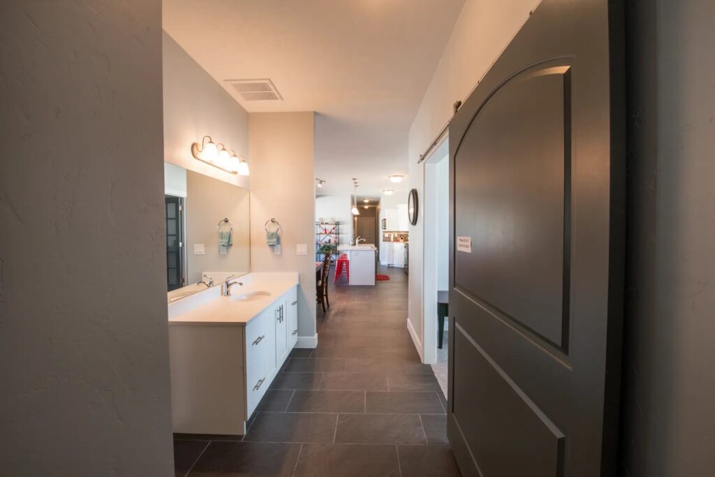 Sinks in the Hallway
