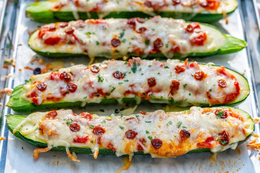 Eat Clean The Best Pizza Zucchini Boats