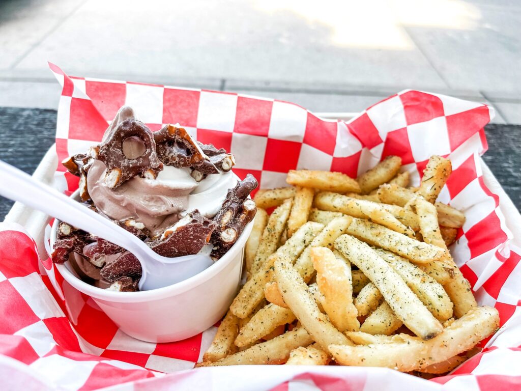 Fries And Ice Cream