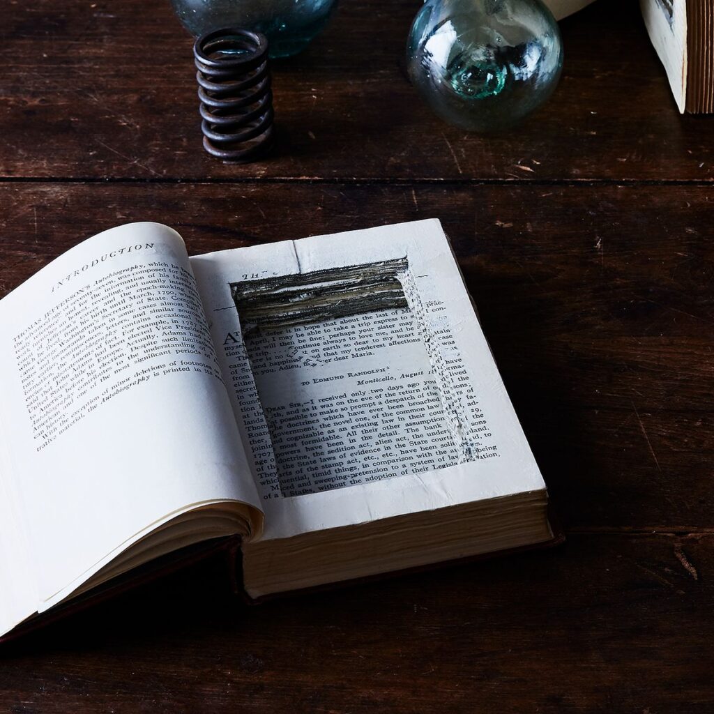 Inside A Hollowed Out Book
