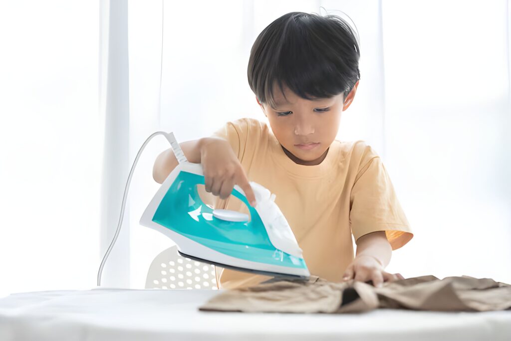 Ironingschoolclothes