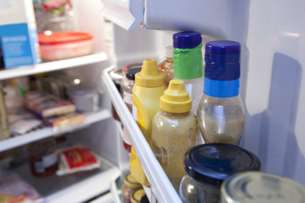 Keep Condiments In The Fridge Door