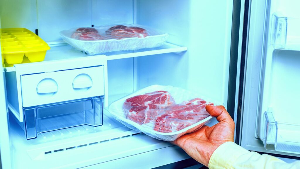 Keep Meats On The Bottom Shelf