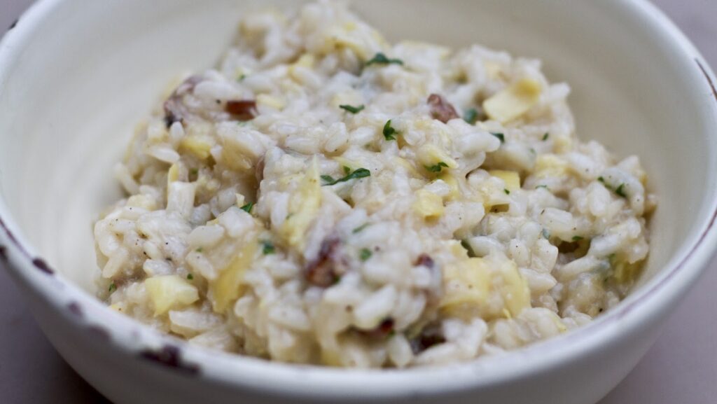 Lemon Artichoke Risotto