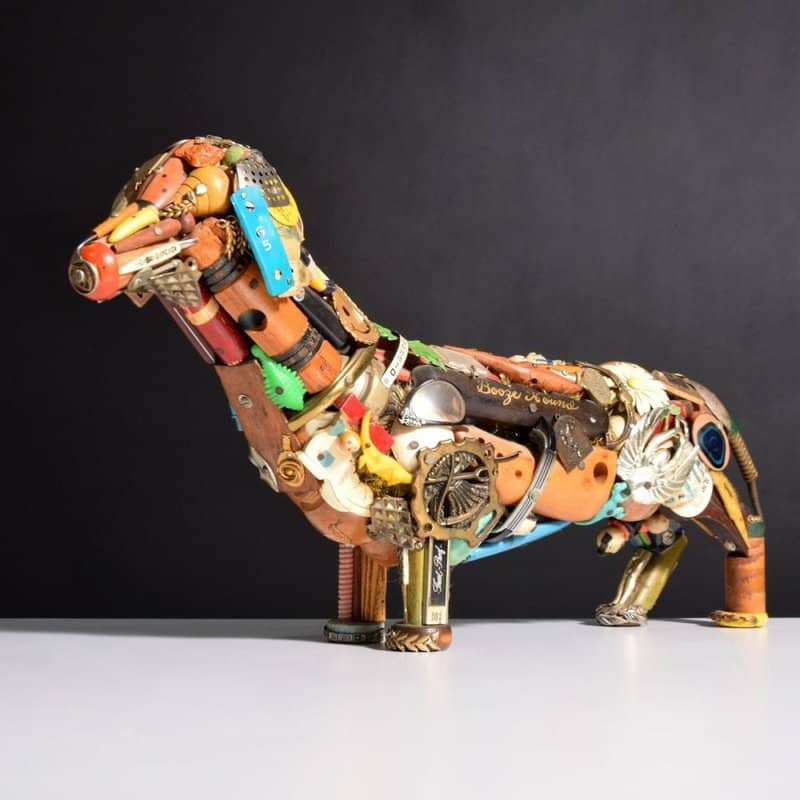 Leo Sewell’s Found Object Sculptures