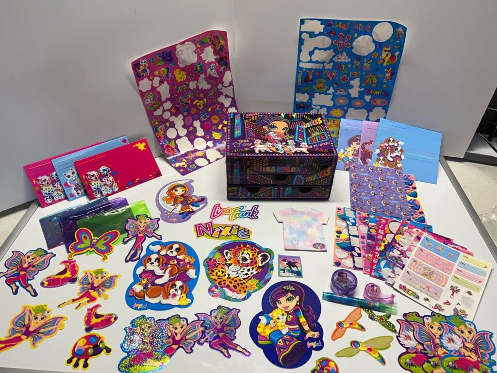 Lisa Frank Stationery And Stickers Converted