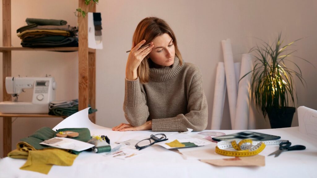 Medium Shot Woman Creating Vision Board 23 2150061904