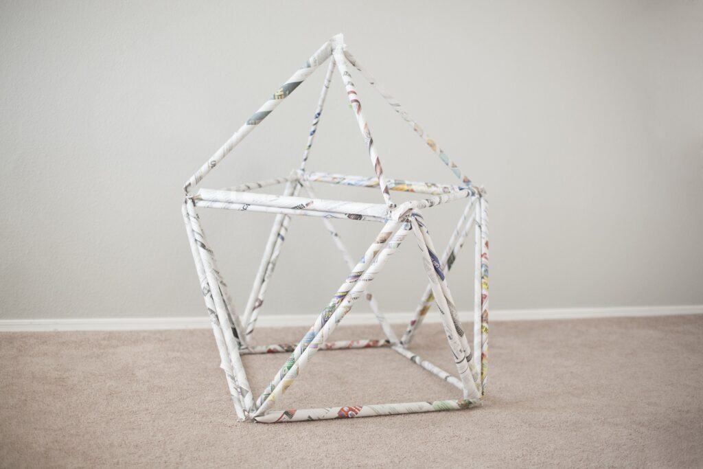 Newspaper Fort Building