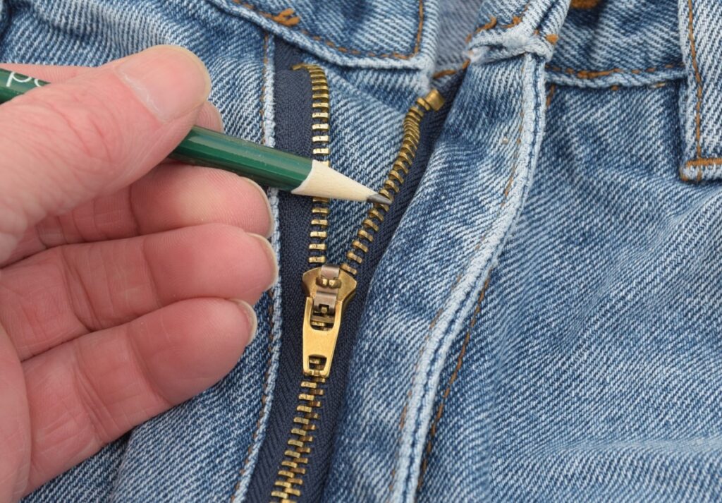 Pencil To Fix A Sticking Zipper