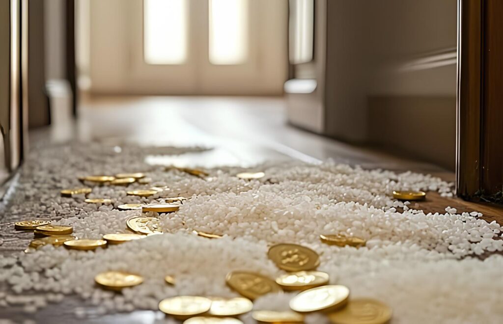 Placing Coins At Entryways