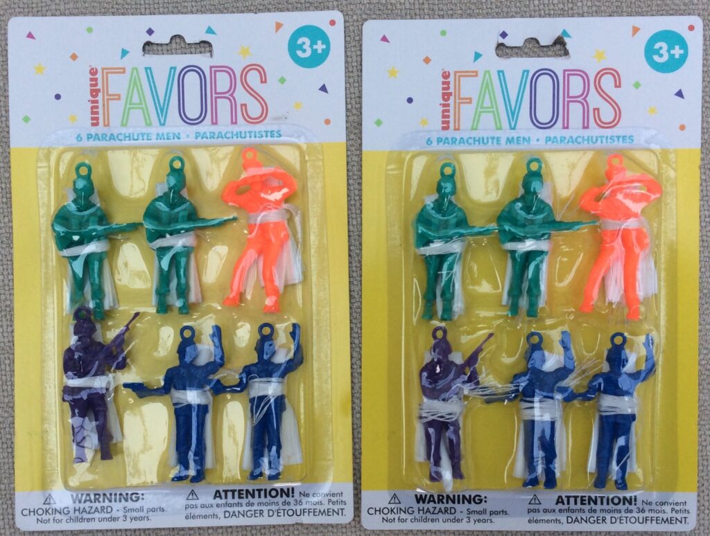 Plastic Parachute Army Men