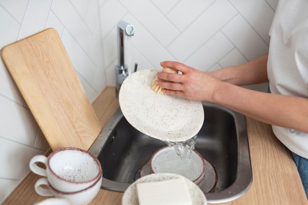 Rinsing Dishes Right After Use