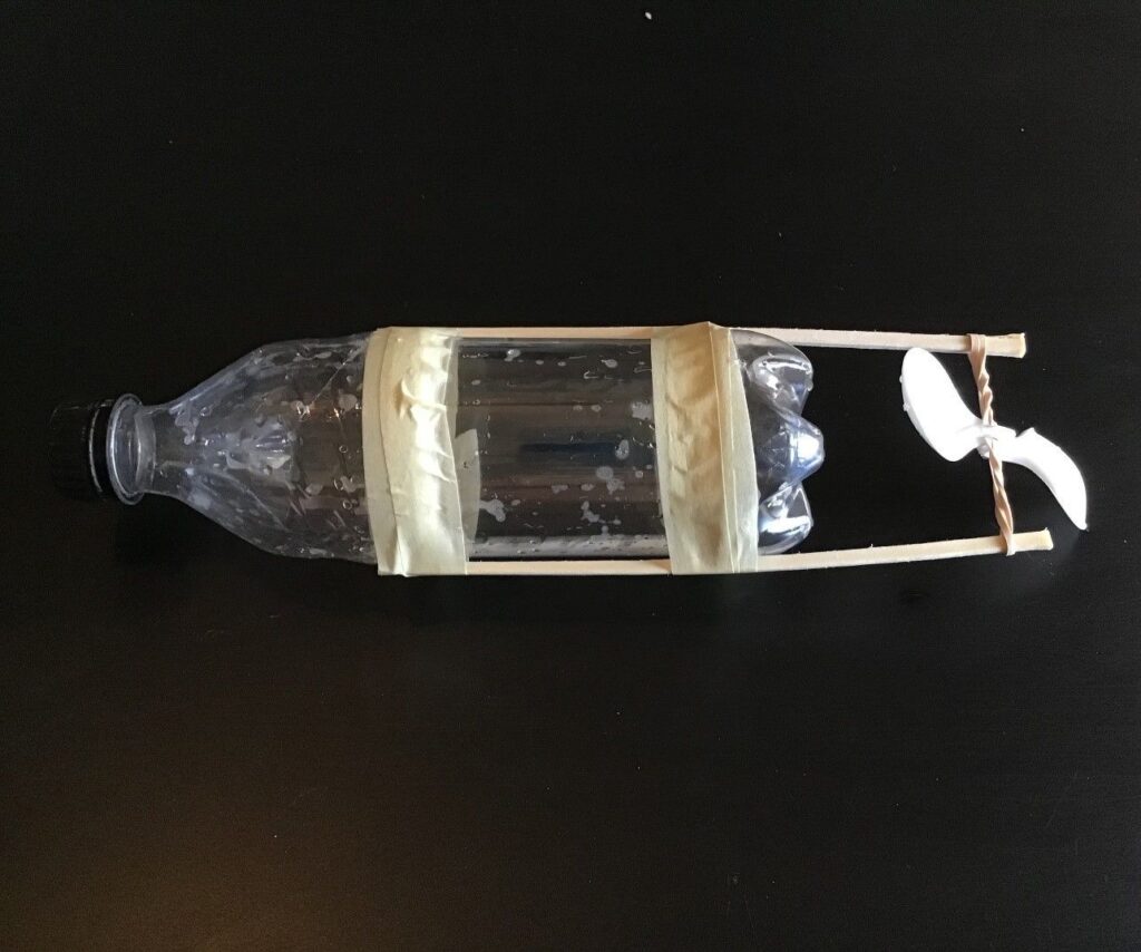 Rubber Band Powered Boat