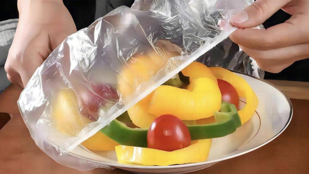 Shower Caps (used As Food Covers)