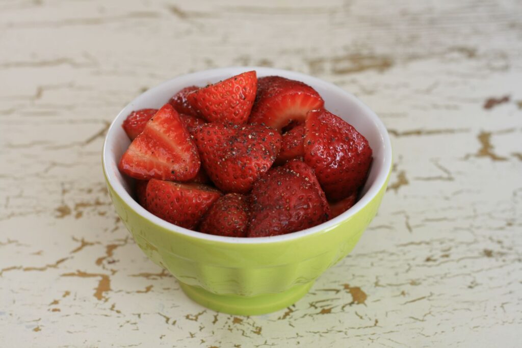 Strawberries And Balsamic Vinegar