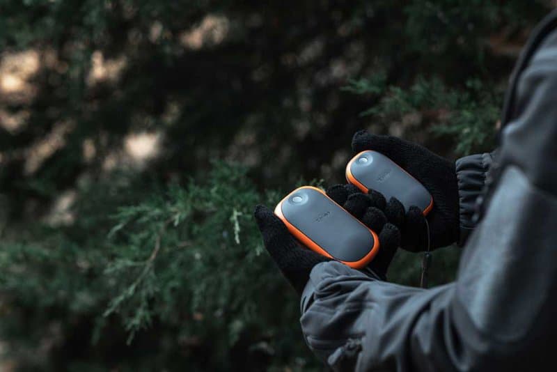Tha Hnd 0013 Rechargeable Hand Warmer Large Small Size Comparison 1
