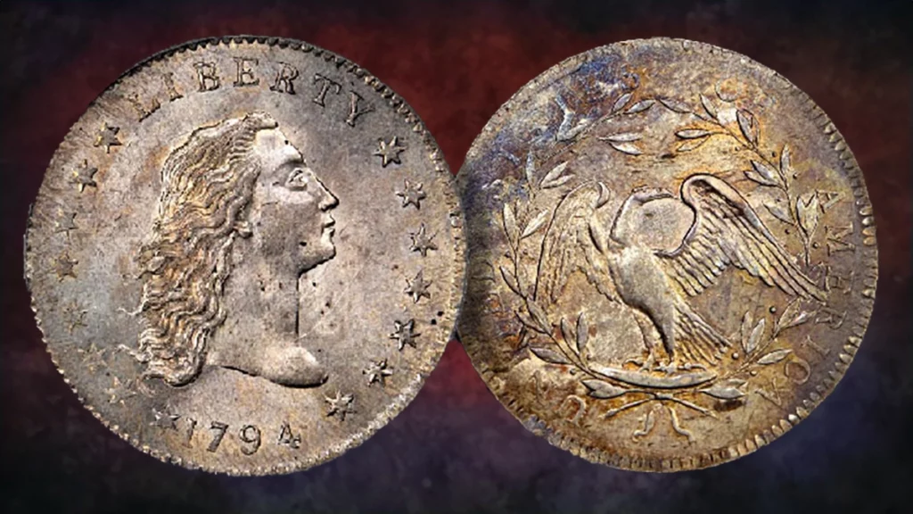 The 1794 Flowing Hair Silver Dollar (usa)