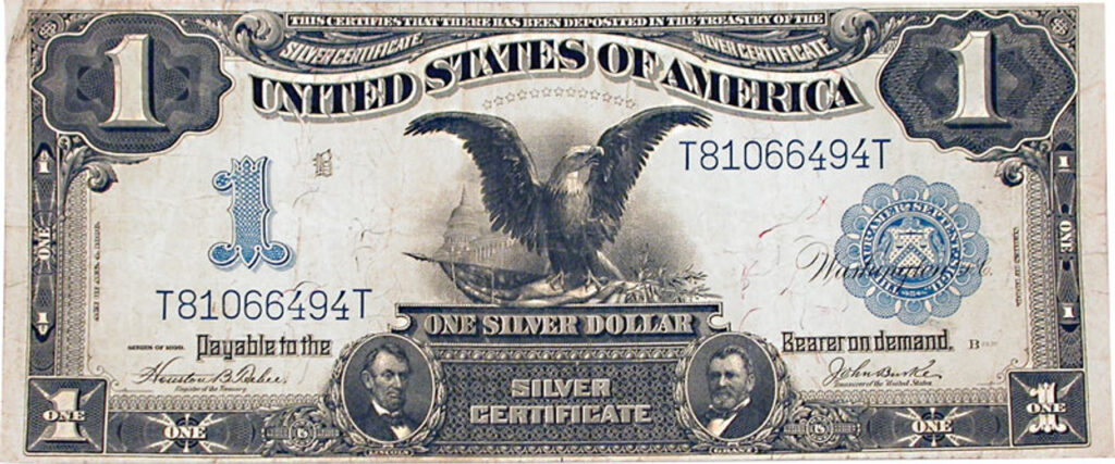 The 1893 $1 Silver Certificate (usa)