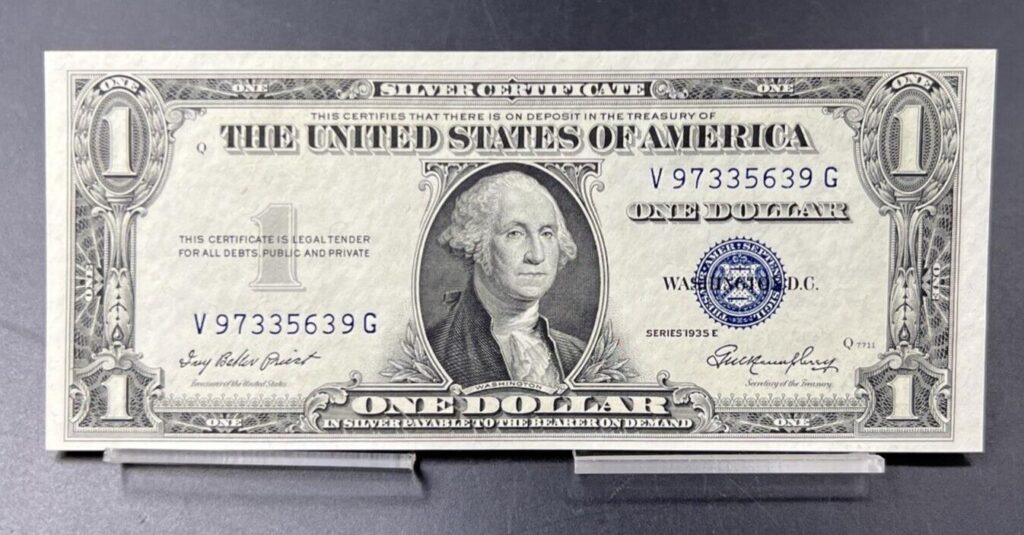 The 1935 $1 Bill (usa)
