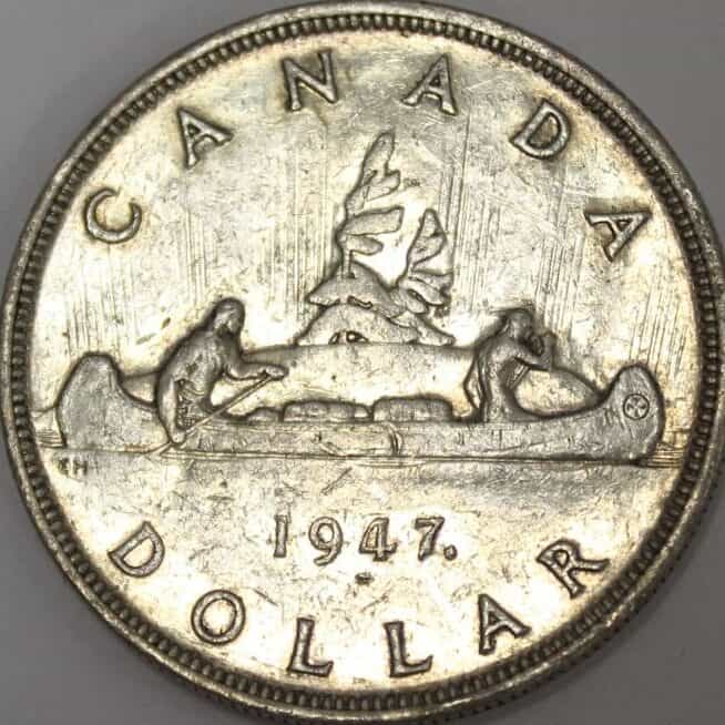 The 1947 Canadian Silver Dollar (canada)