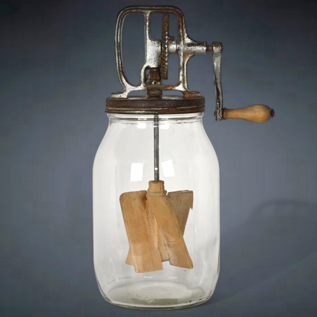 The Glass Butter Churn