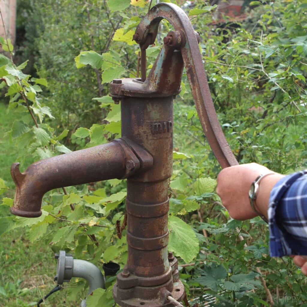 The Hand Pumped Water Well