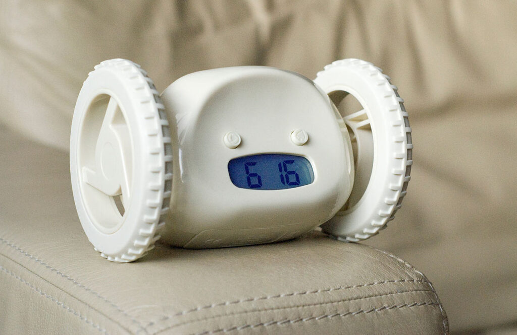 The Rolling Alarm Clock