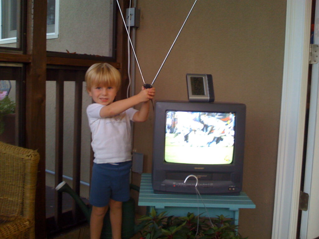 Tuning A Tv With Rabbit Ears