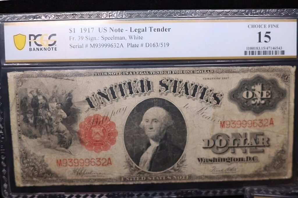 The 1917 $1 Bill (USA)