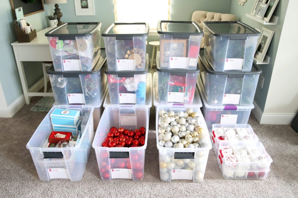 Use Decorative Storage Bins